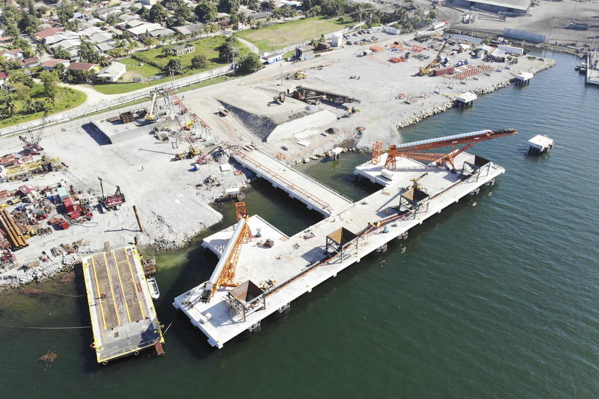 Muelle Agrecasa Puerto Cortés Honduras Obra Marítima Portuaria